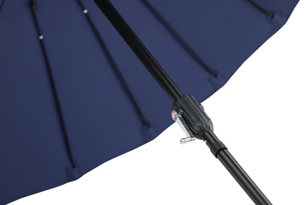 Palmetto parasoll Ø270 cm blå Venture Home