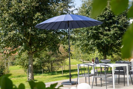 Palmetto parasoll Ø270 cm blå Venture Home