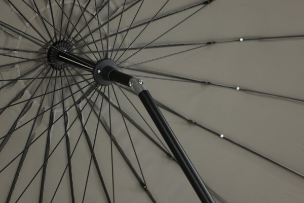 Palmetto parasoll Ø270 cm grå Venture Home