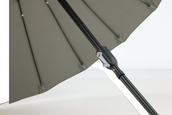 Palmetto parasoll Ø270 cm grå Venture Home