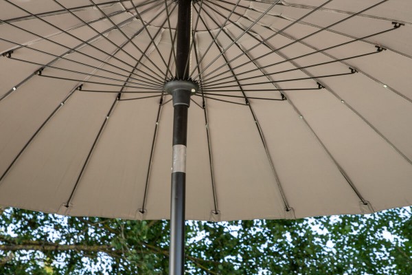 Palmetto parasoll Ø270 cm grå Venture Home