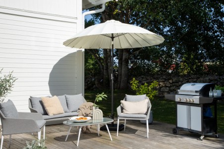 Palmetto parasoll Ø270 cm vit Venture Home