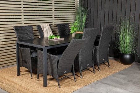 Padova reclinerstol 2-pack svart Venture Home
