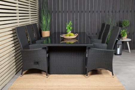 Padova reclinerstol 2-pack svart Venture Home