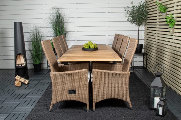 Padova reclinerstol 2-pack natur Venture Home