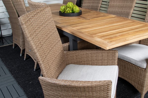 Padova reclinerstol 2-pack natur Venture Home