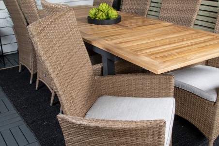 Padova reclinerstol 2-pack natur Venture Home