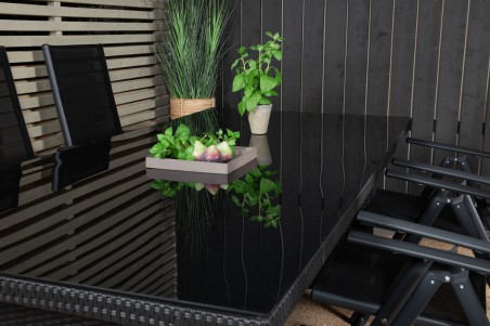 Padova & Break matgrupp svart Venture Home
