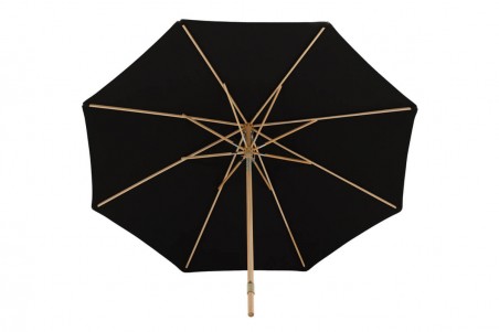 Nypo parasoll 330x330x258 cm svart Venture Home