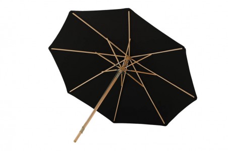 Nypo parasoll 330x330x258 cm svart Venture Home