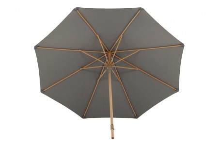 Nypo parasoll 330x330x258 cm grå Venture Home