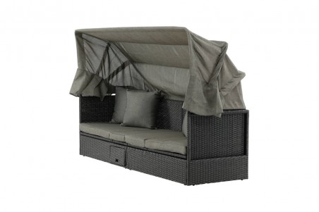 Nopy solsäng svart Venture Home