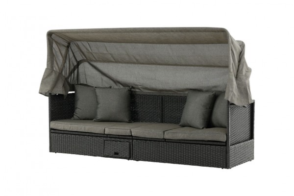 Nopy solsäng svart Venture Home