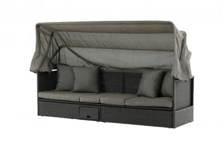 Nopy solsäng svart Venture Home