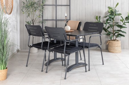 Nicke matstol 2-pack svart Venture Home