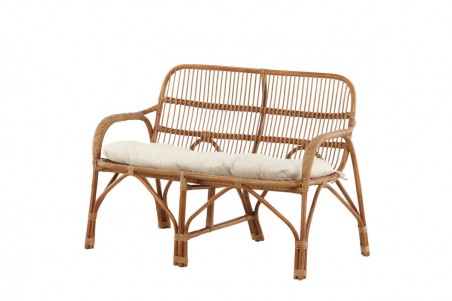 Nella 2-sits soffa mörk natur Venture Home
