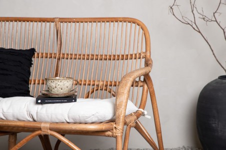 Nella 2-sits soffa mörk natur Venture Home