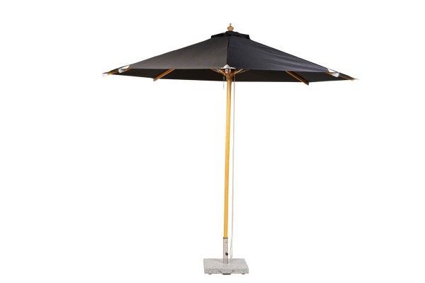 Naxos parasoll Ø300 cm svart Venture Home