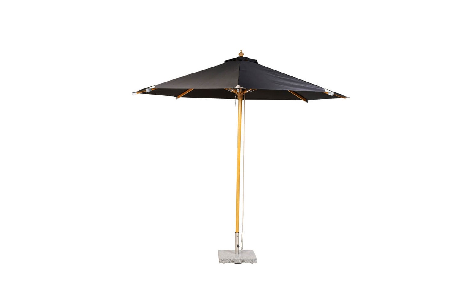 Naxos parasoll Ø300 cm svart Venture Home Naxos parasoll Ø300 cm svart Venture Home