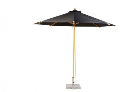 Naxos parasoll Ø300 cm svart Venture Home