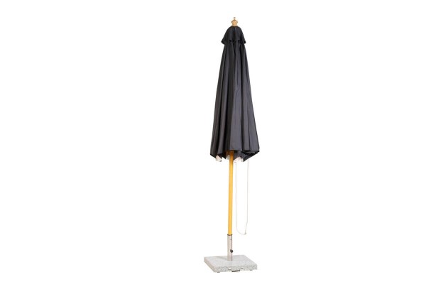 Naxos parasoll Ø300 cm svart Venture Home