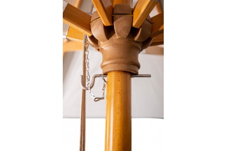 Naxos parasoll Ø300 cm vit Venture Home