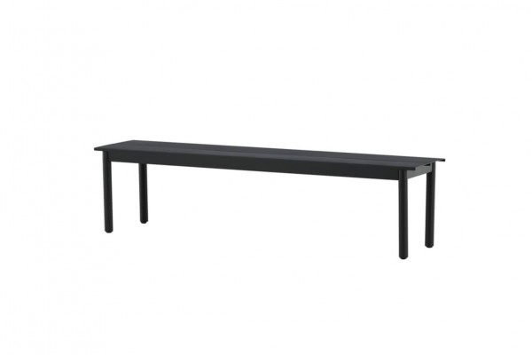 Modena bänk 180x40x35 cm svart Venture Home