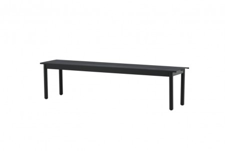 Modena bänk 180x40x35 cm svart Venture Home