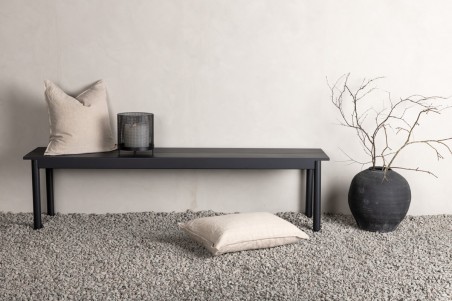 Modena bänk 180x40x35 cm svart Venture Home
