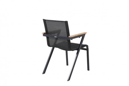 Mexico matstol 6-pack svart Venture Home