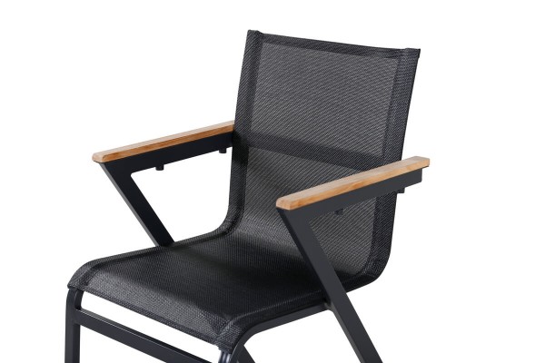 Mexico matstol 6-pack svart Venture Home