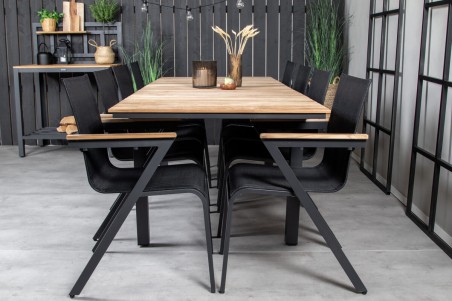 Mexico matstol 6-pack svart Venture Home