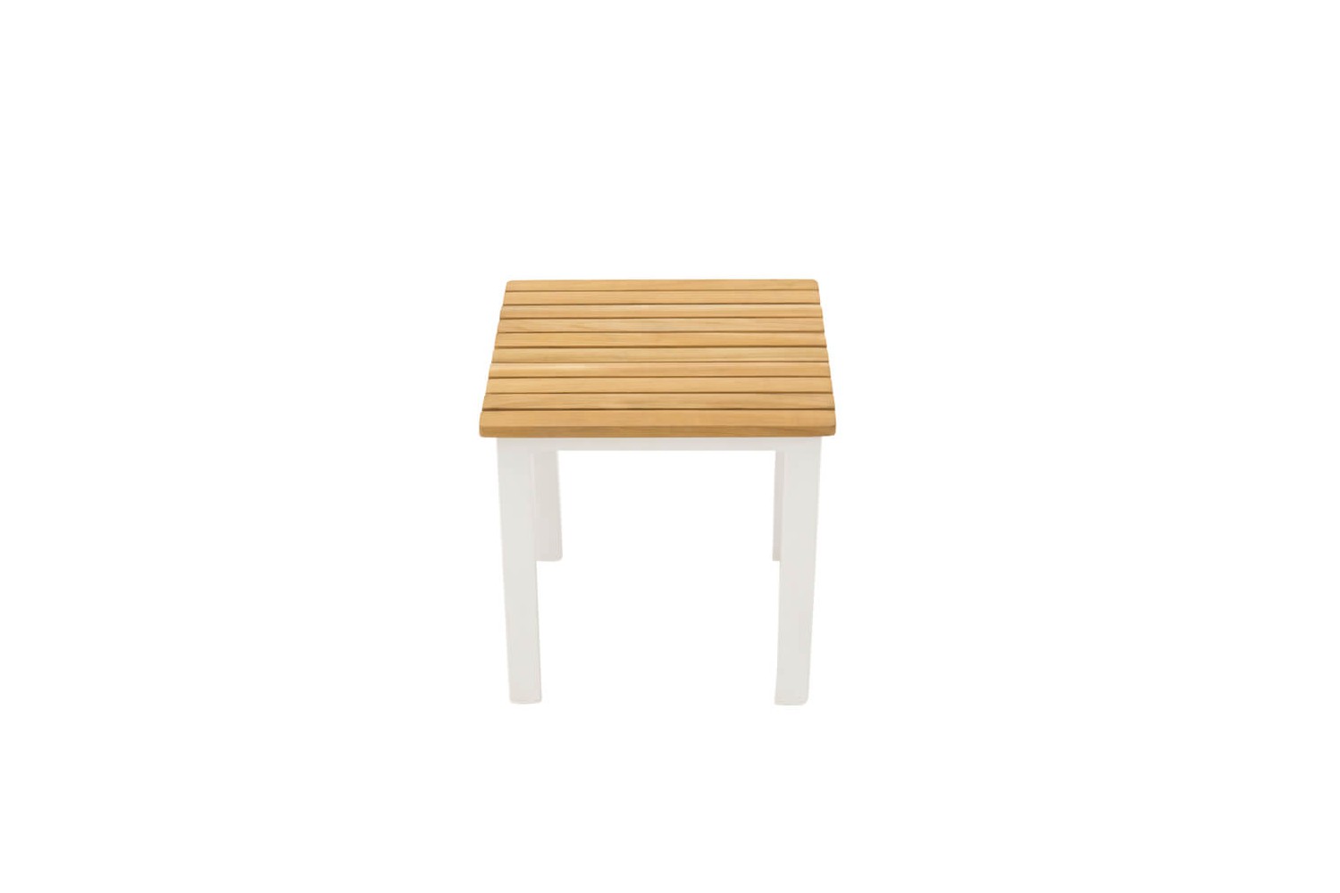 Mexico sidobord 40x40x40 cm vit/natur Venture Home Mexico sidobord 40x40x40 cm vit/natur Venture Home