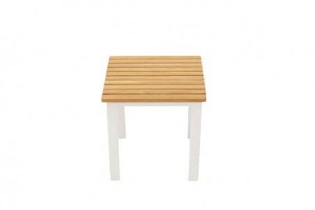 Mexico sidobord 40x40x40 cm vit/natur Venture Home
