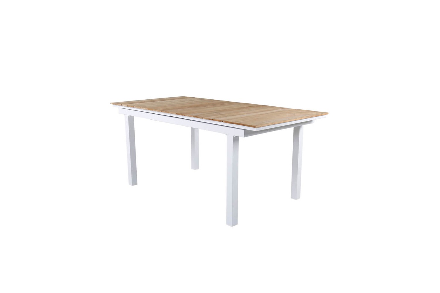 Mexico matbord 180/240x90x75 cm vit/natur Venture Home Mexico matbord 180/240x90x75 cm vit/natur Venture Home