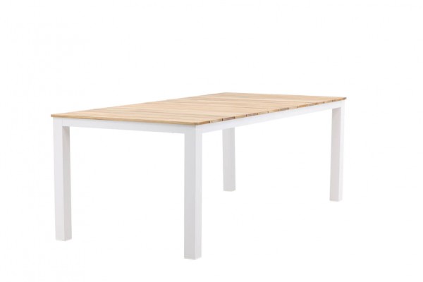 Mexico matbord 210x100x75 cm vit/natur Venture Home