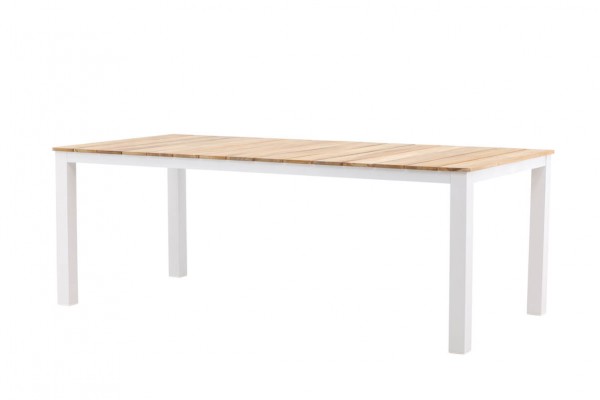 Mexico matbord 210x100x75 cm vit/natur Venture Home