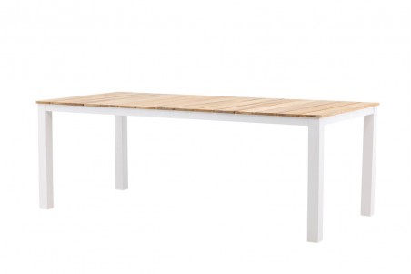 Mexico matbord 210x100x75 cm vit/natur Venture Home