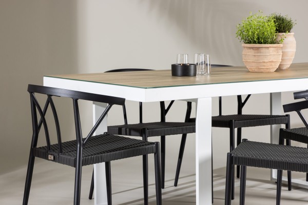 Merlo & Stina matgrupp svart/vit Venture Home