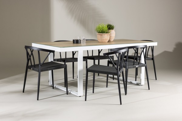 Merlo & Stina matgrupp svart/vit Venture Home