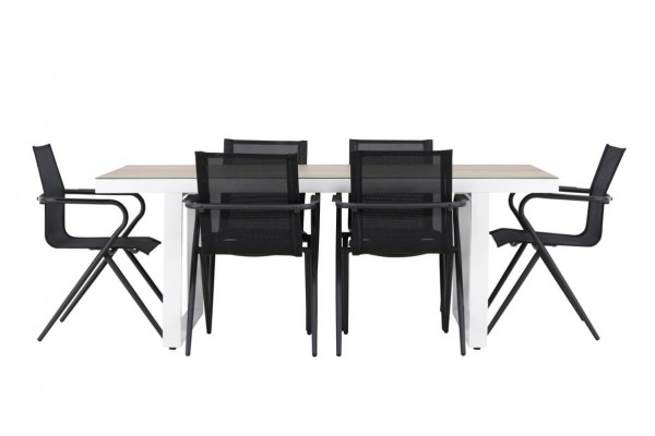Merlo & Alina matgrupp svart/vit Venture Home