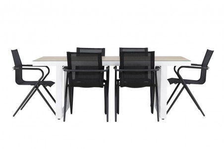 Merlo & Alina matgrupp svart/vit Venture Home