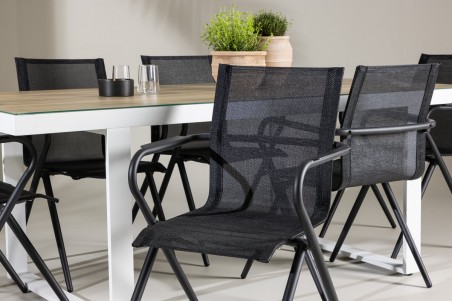 Merlo & Alina matgrupp svart/vit Venture Home