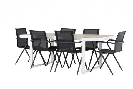 Merlo & Alina matgrupp svart/vit Venture Home