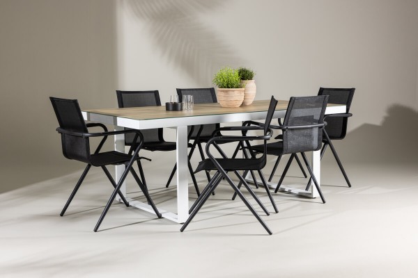 Merlo & Alina matgrupp svart/vit Venture Home