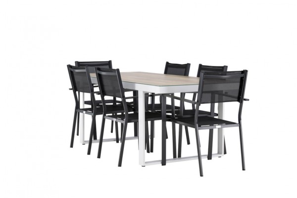Merlo & Copacabana matgrupp svart/vit Venture Home