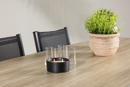 Merlo & Copacabana matgrupp svart/vit Venture Home