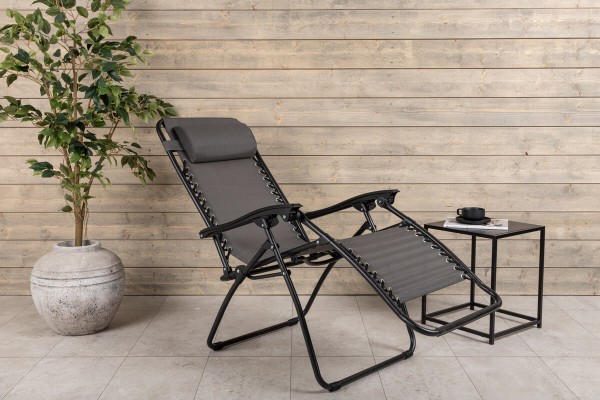 Melker solstol grå Venture Home