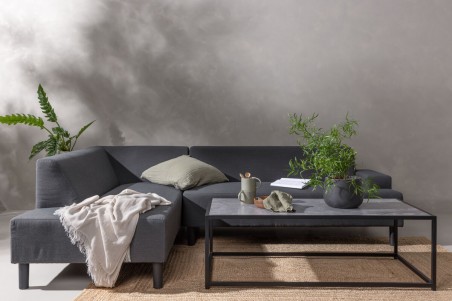 Mecka soffgrupp ljusgrå Venture Home