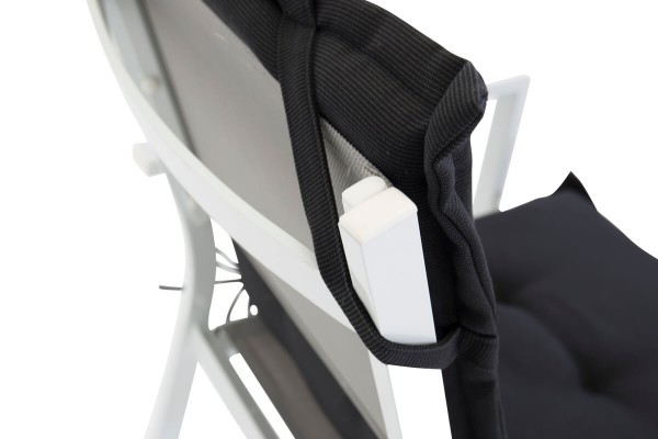 Hanna matstolsdyna svart Venture Home